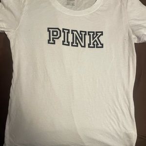 PINK Victoria's Secret White T-Shirt